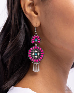 Watch the Sunset - Pink Earrings