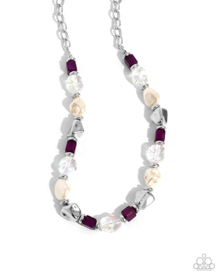 Frenetic Feeling - Purple Necklace