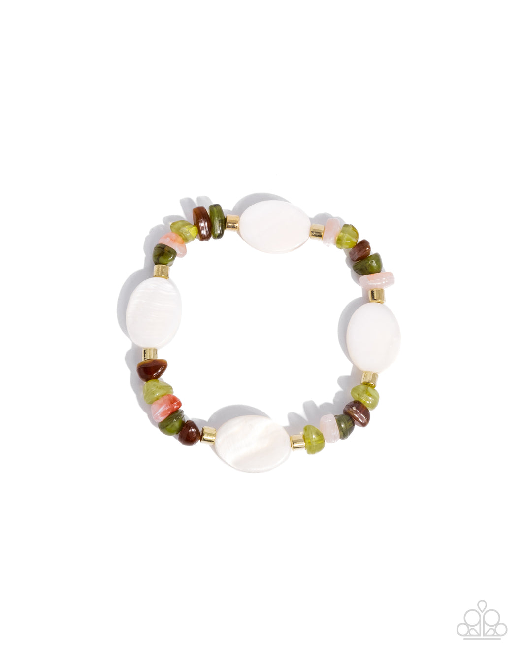 Cheerleading Cay - Green Stretchy Bracelet