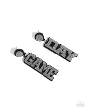 Load image into Gallery viewer, Home Game - Black Post Earrings