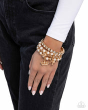 Load image into Gallery viewer, Feminine Charm - Gold Stretchy Bracelets