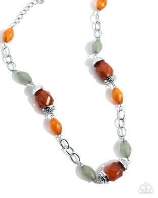 Beauty Culture - Orange Necklace