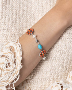 Triumphant Trellis - Orange Bracelet