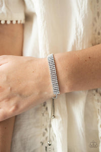 A DIAMOND a Dozen - White Bracelet