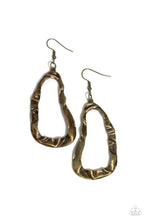 Load image into Gallery viewer, Abstract Antiquity - Brass Earrings