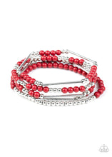 Load image into Gallery viewer, BEAD Between The Lines - Red Bracelets