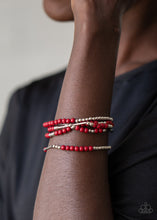 Load image into Gallery viewer, BEAD Between The Lines - Red Bracelets