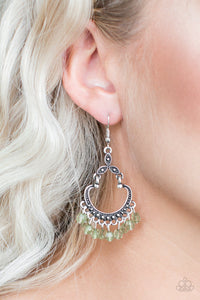 Babe Alert - Green Earrings