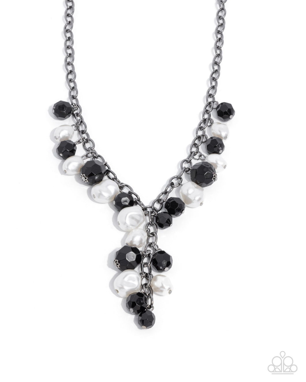 Beehive Barrage - Black Gunmetal Necklace