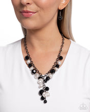 Load image into Gallery viewer, Beehive Barrage - Black Gunmetal Necklace