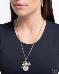 Botanical Bunch - Pink Necklace