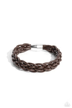 Load image into Gallery viewer, Cattle Ranch - Brown Magnetic Bracelet