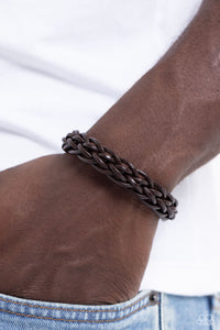 Cattle Ranch - Brown Magnetic Bracelet