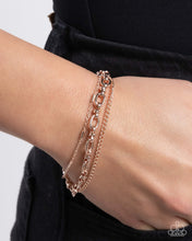 Load image into Gallery viewer, Chained Celebration - Rose Gold Bracelet