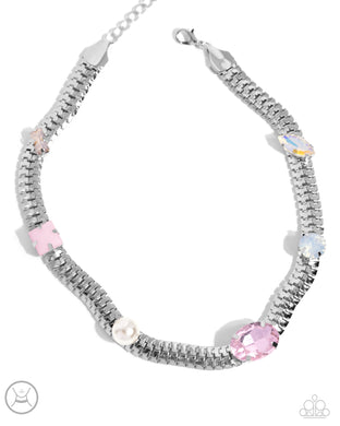 Classy Collectable - Pink Choker Necklace