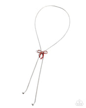 Load image into Gallery viewer, Bombshell Bow - Red Necklace