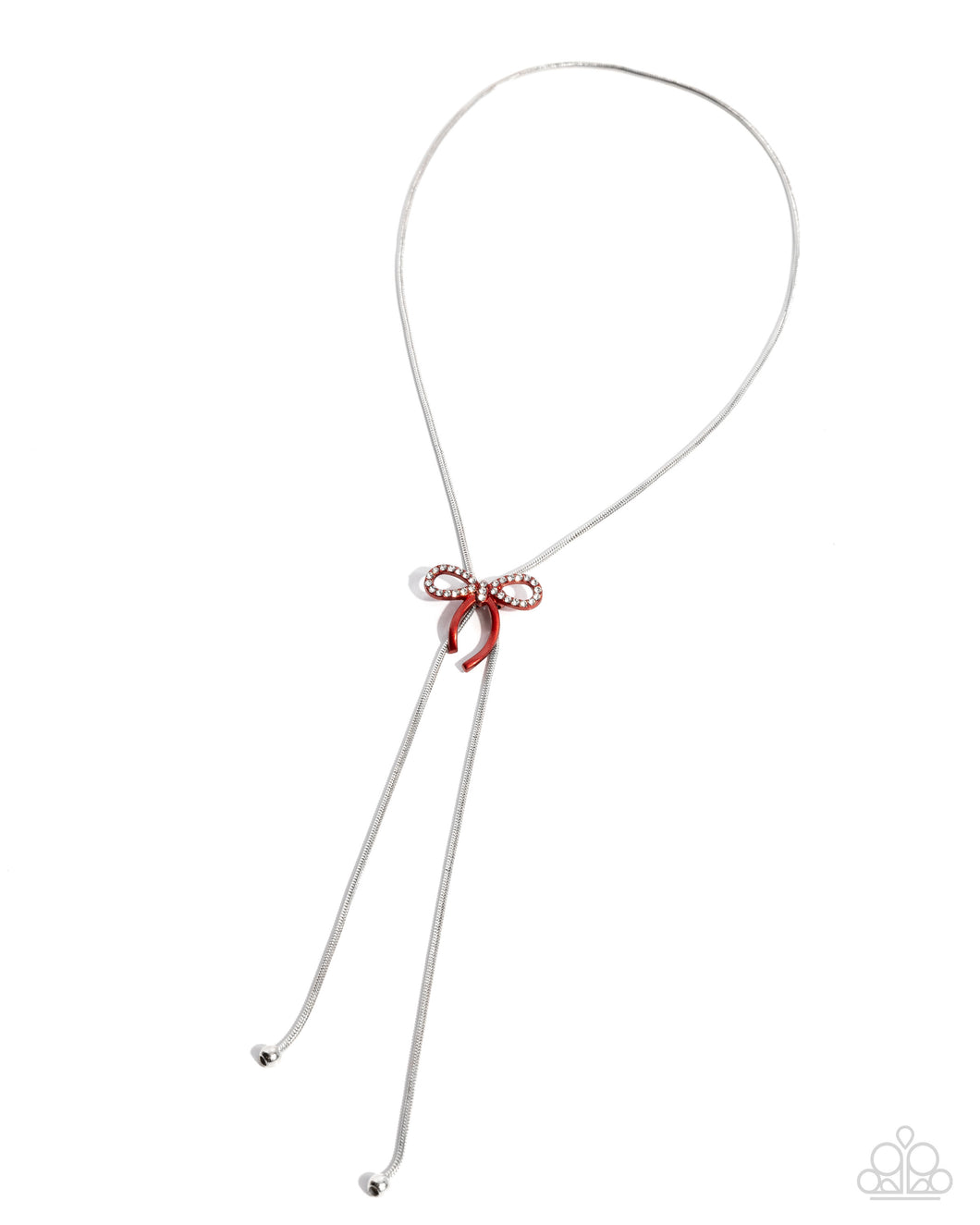 Bombshell Bow - Red Necklace