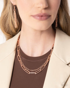 Monochromatic Matinee - Copper Necklace