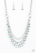 Load image into Gallery viewer, Financially Fabulous - Blue Necklace