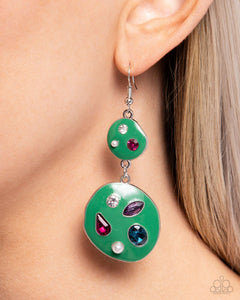 Gallery Genius - Green Earrings