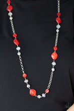 Load image into Gallery viewer, Light-Scattering Luminosity - Red Necklace