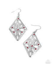 Load image into Gallery viewer, Pumped Up Posies - Red Earrings