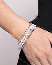 Load image into Gallery viewer, Ringing Endorsement - White Stretchy Bracelets