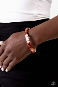 Sculpted Showcase - Red Coil Bracelet