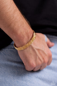 Urban Zone - Gold Cuff Bracelet