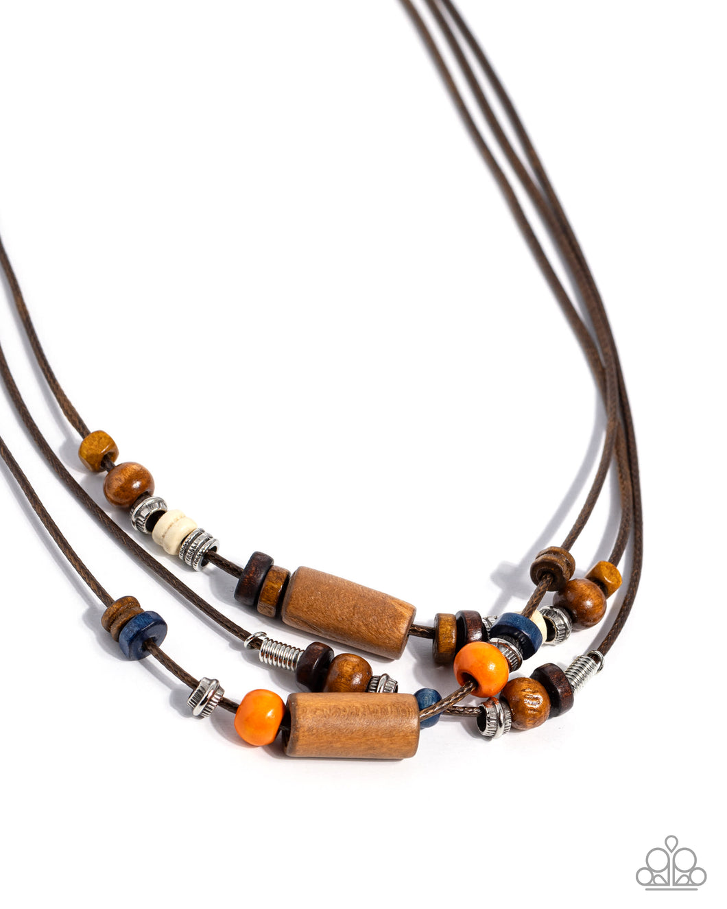 Wish You WOOD - Orange Necklace