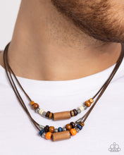 Load image into Gallery viewer, Wish You WOOD - Orange Necklace