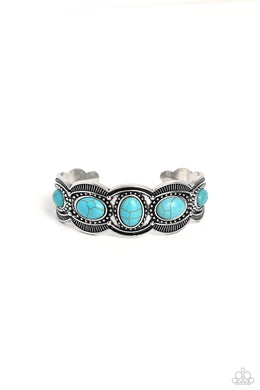 World Traveler - Blue Cuff Bracelet