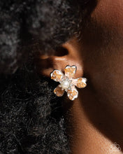 Load image into Gallery viewer, Chiseled Casino - Brown Post Earrings