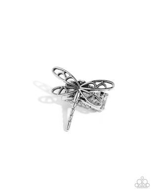 Dragonfly Depth - Silver Ring