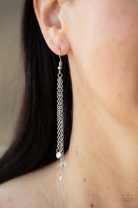 Divine Droplets - White Earrings