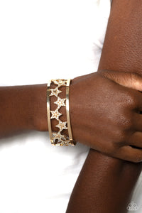 Starry Suffragette - Gold Cuff Bracelet