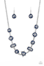 Load image into Gallery viewer, Fleek and Flecked - Blue Necklace