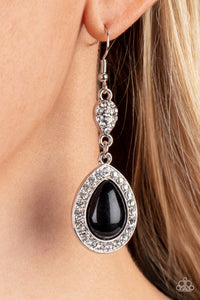 Elite Elegance - Black Earrings