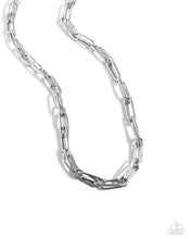 Load image into Gallery viewer, Paperclip Power - Silver Necklace