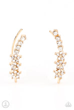 Load image into Gallery viewer, Flowery Finale - Gold Crawler Earrings