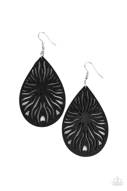 Sunny Incantations - Black Earrings