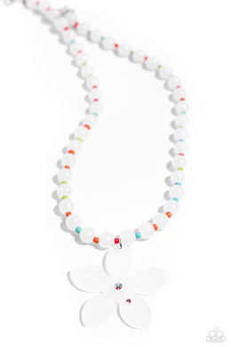 Nostalgic Novelty - White Necklace