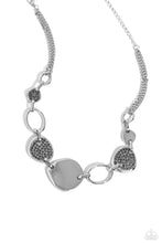 Load image into Gallery viewer, Asymmetrical Attention - Silver Necklace