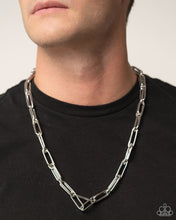 Load image into Gallery viewer, Paperclip Power - Silver Necklace