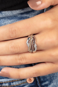 Daintily Dreamy - Brown Dainty Ring