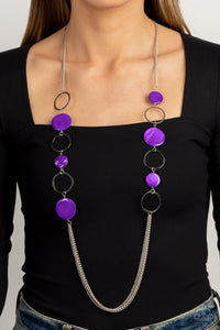 Beach Hub - Purple Necklace