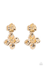 Load image into Gallery viewer, Gilded Grace - Gold Post Earrings