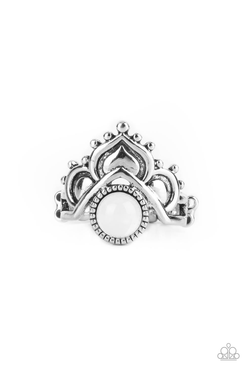 Lotus Solstice - White Dainty Ring