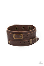 Load image into Gallery viewer, Bronco Bustin Buckles - Brass Snap Bracelet