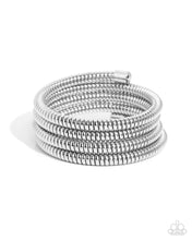 Load image into Gallery viewer, Casual Coils - Silver Coil Bracelet